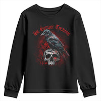 Sic Semper Tyrannis & Raven Youth Sweatshirt Protest Feminist Activist