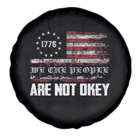 We Are Not Okay Spare Tire Cover US Flag We The People