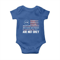 We Are Not Okay Baby Onesie US Flag We The People
