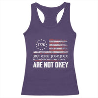 We Are Not Okay Racerback Tank Top US Flag We The People