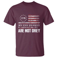 We Are Not Okay T Shirt US Flag We The People