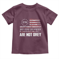 We Are Not Okay Toddler T Shirt US Flag We The People