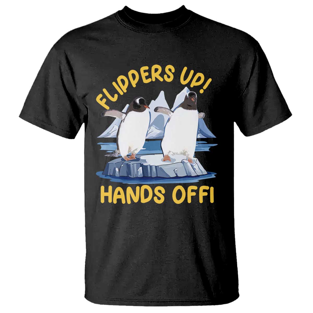 Penguins Resist T Shirt Flippers Up Hands Off Protest Against Tariffs