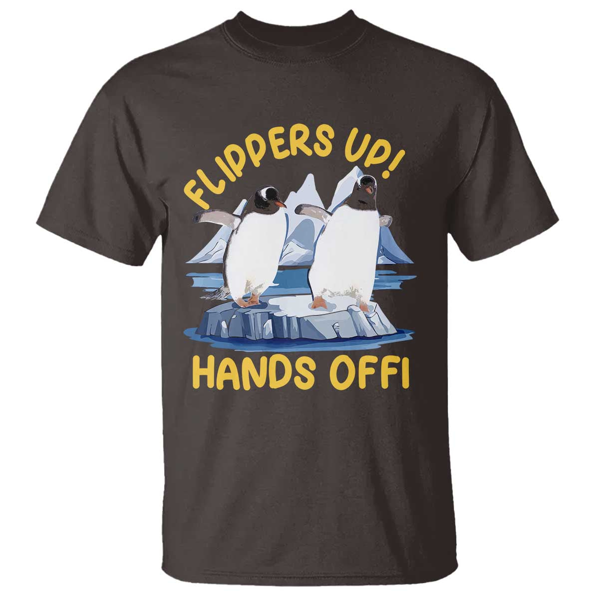 Penguins Resist T Shirt Flippers Up Hands Off Protest Against Tariffs