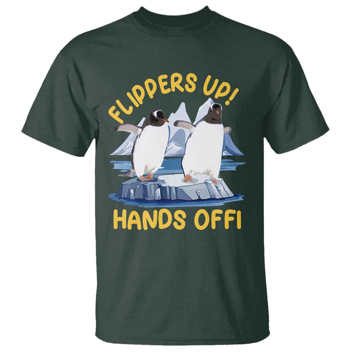 Penguins Resist T Shirt Flippers Up Hands Off Protest Against Tariffs