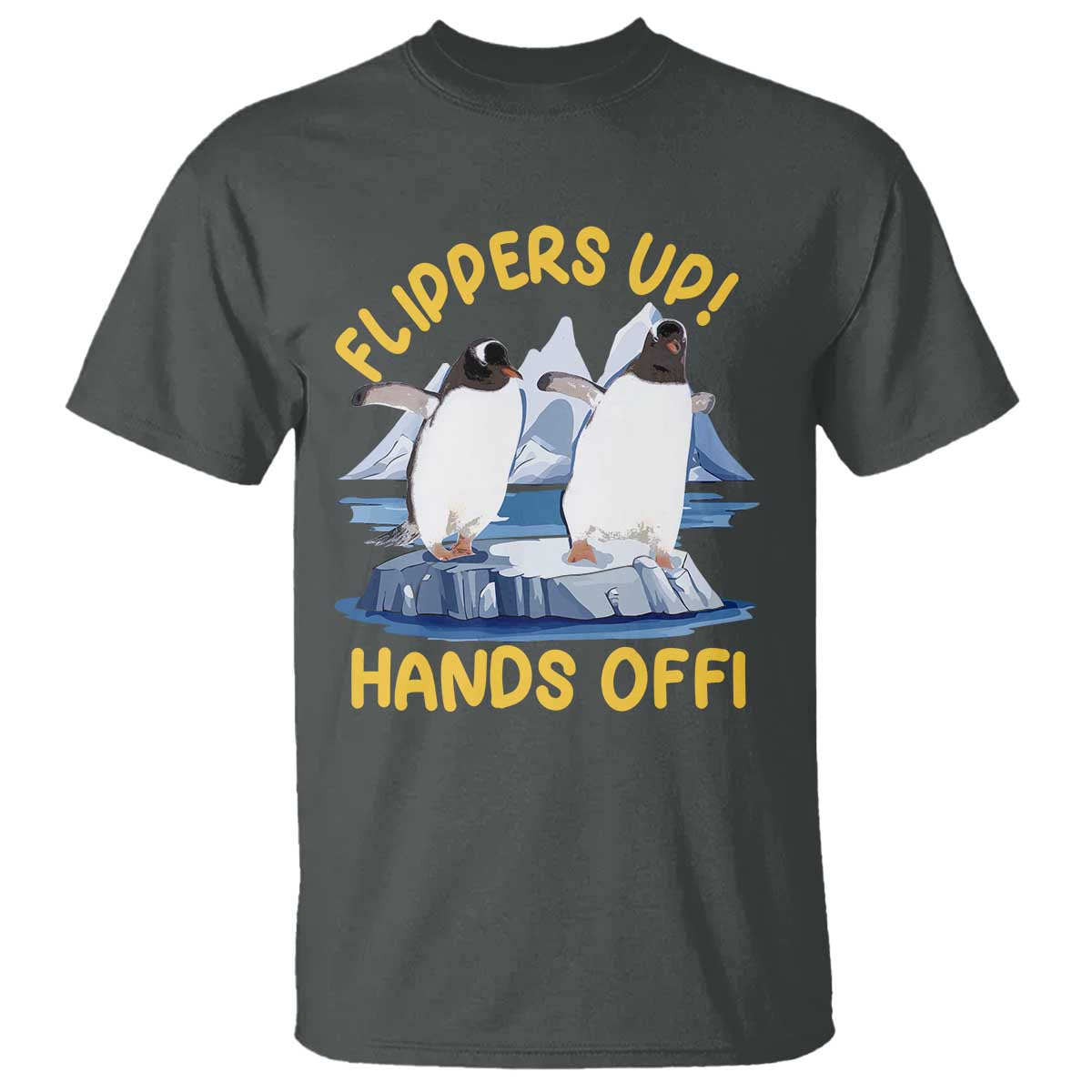 Penguins Resist T Shirt Flippers Up Hands Off Protest Against Tariffs