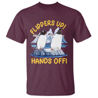 Penguins Resist T Shirt Flippers Up Hands Off Protest Against Tariffs