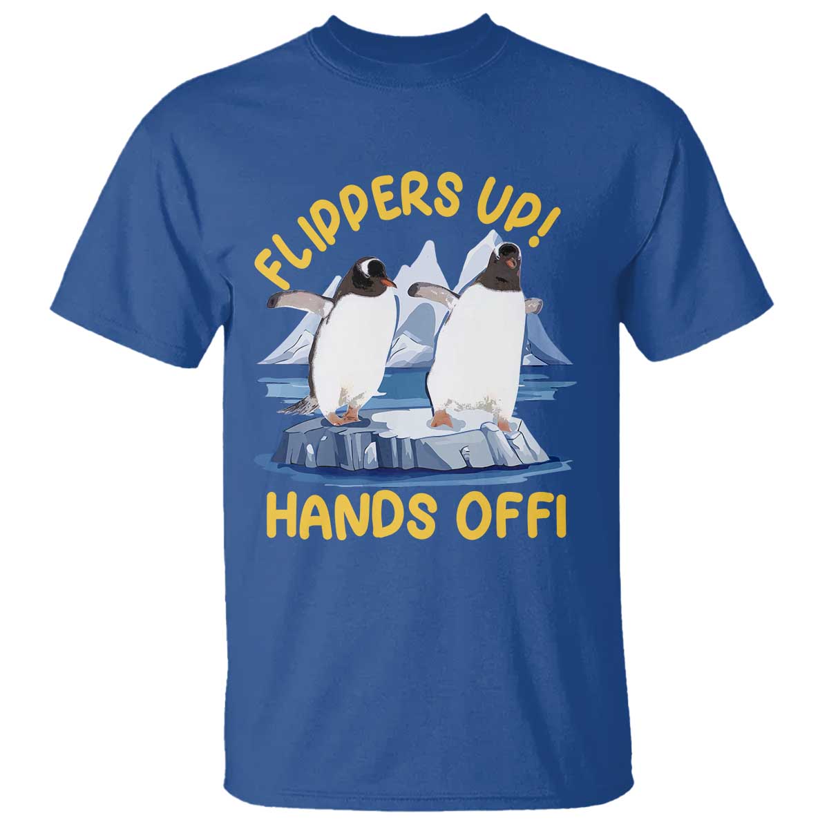 Penguins Resist T Shirt Flippers Up Hands Off Protest Against Tariffs