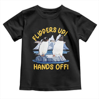 Penguins Resist Toddler T Shirt Flippers Up Hands Off Protest Against Tariffs