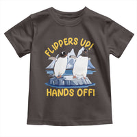 Penguins Resist Toddler T Shirt Flippers Up Hands Off Protest Against Tariffs