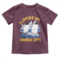 Penguins Resist Toddler T Shirt Flippers Up Hands Off Protest Against Tariffs