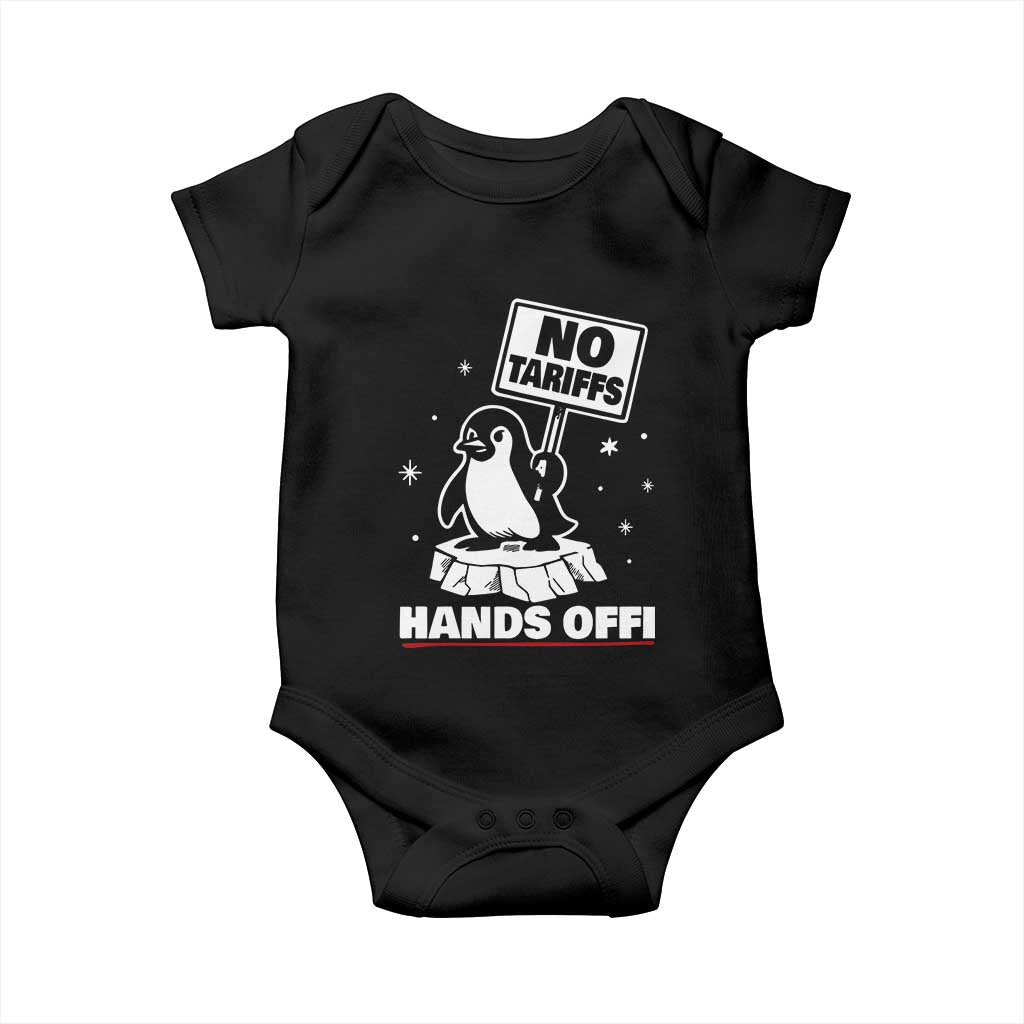Funny Resist Penguins Baby Onesie Tariffs on Penguins? Really