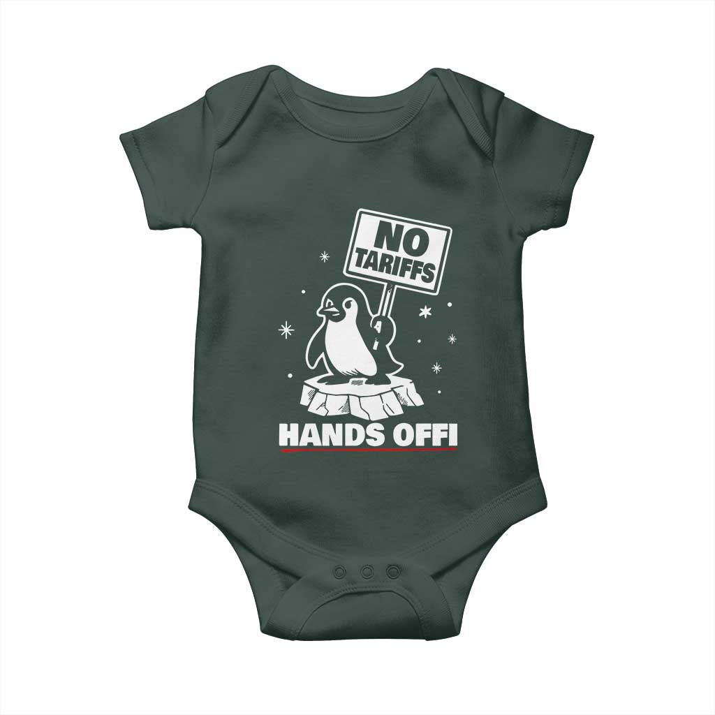 Funny Resist Penguins Baby Onesie Tariffs on Penguins? Really