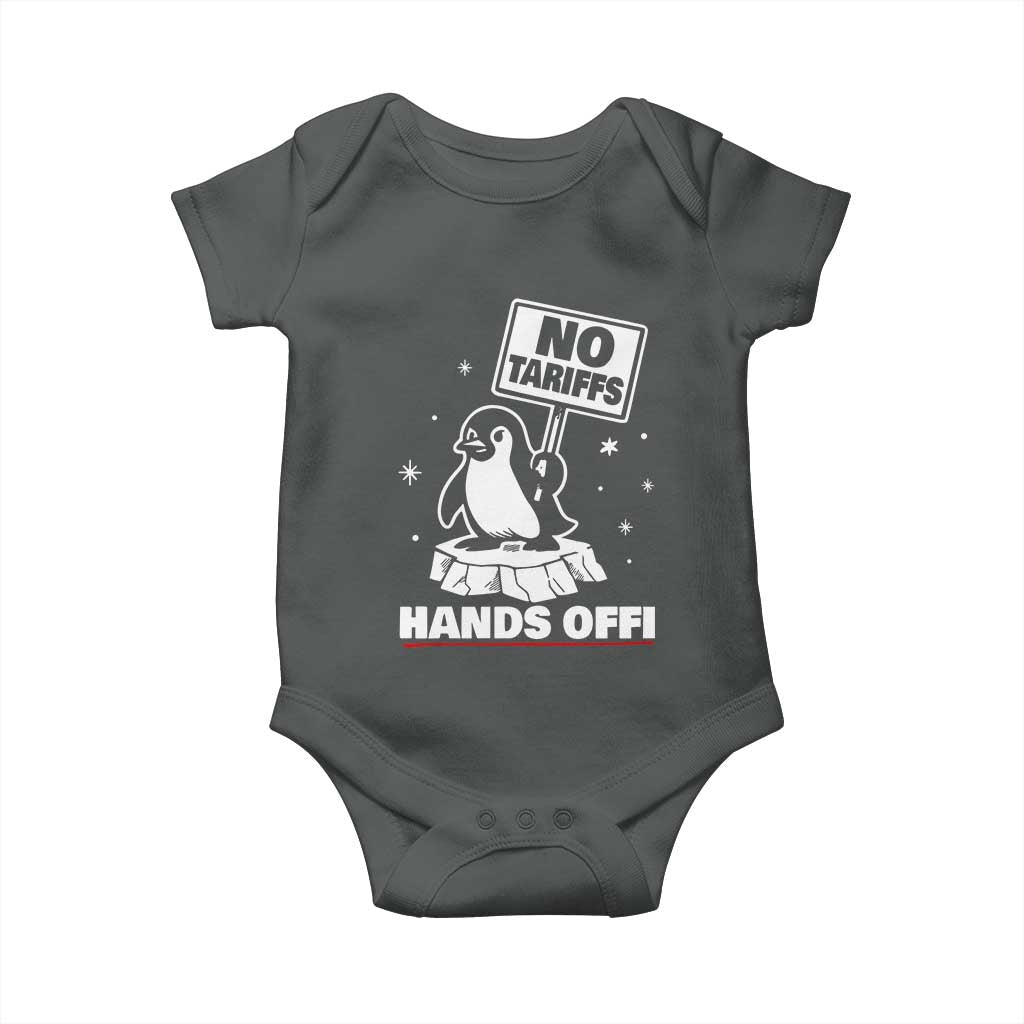 Funny Resist Penguins Baby Onesie Tariffs on Penguins? Really