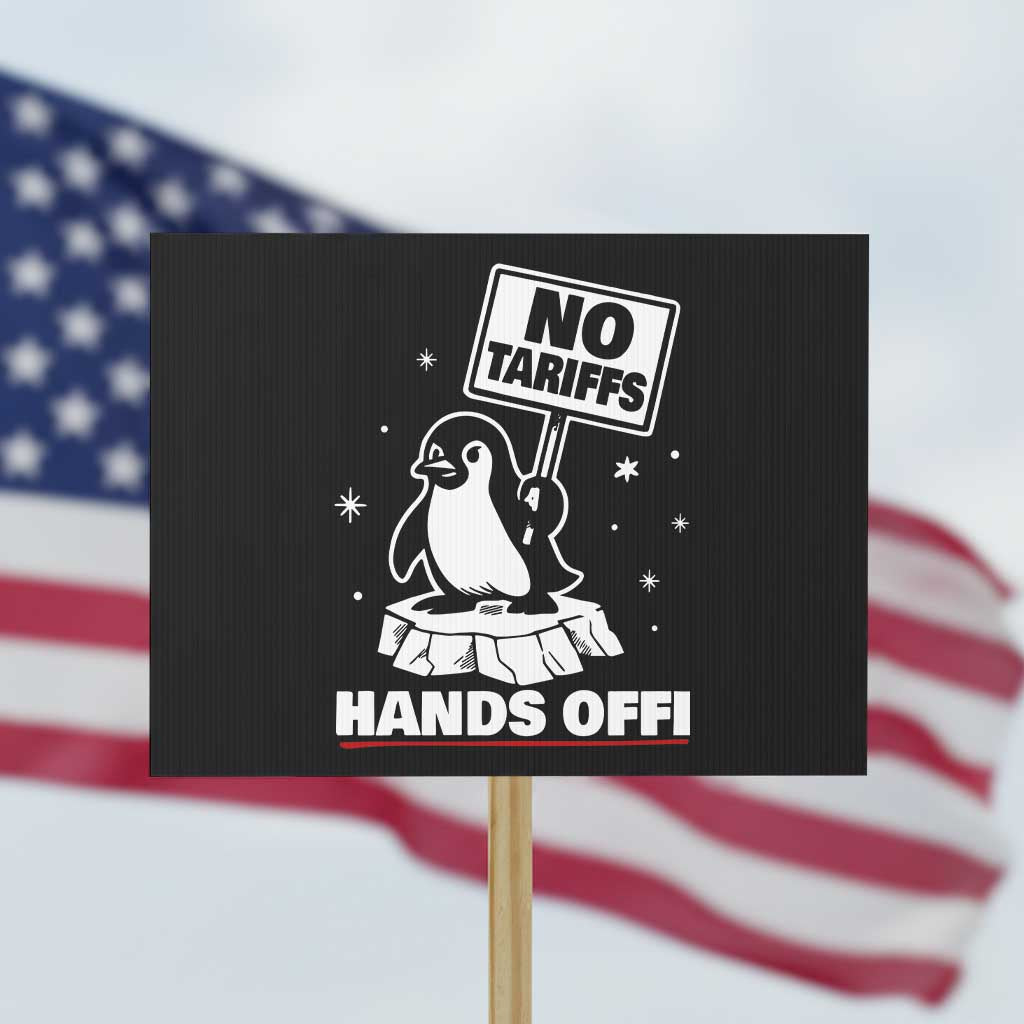 Funny Resist Penguins Protest Sign Tariffs on Penguins? Really - Wonder Print Shop