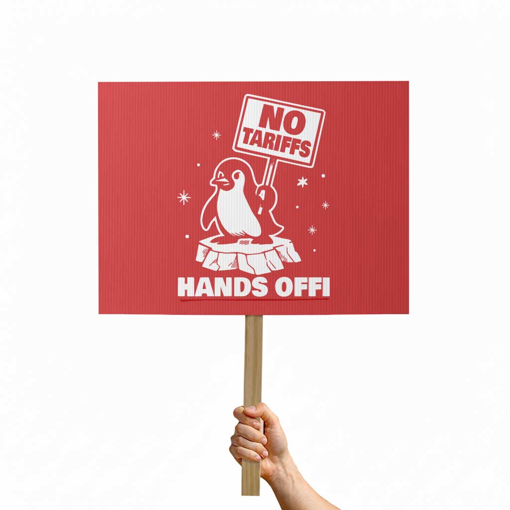 Funny Resist Penguins Protest Sign Tariffs on Penguins? Really - Wonder Print Shop