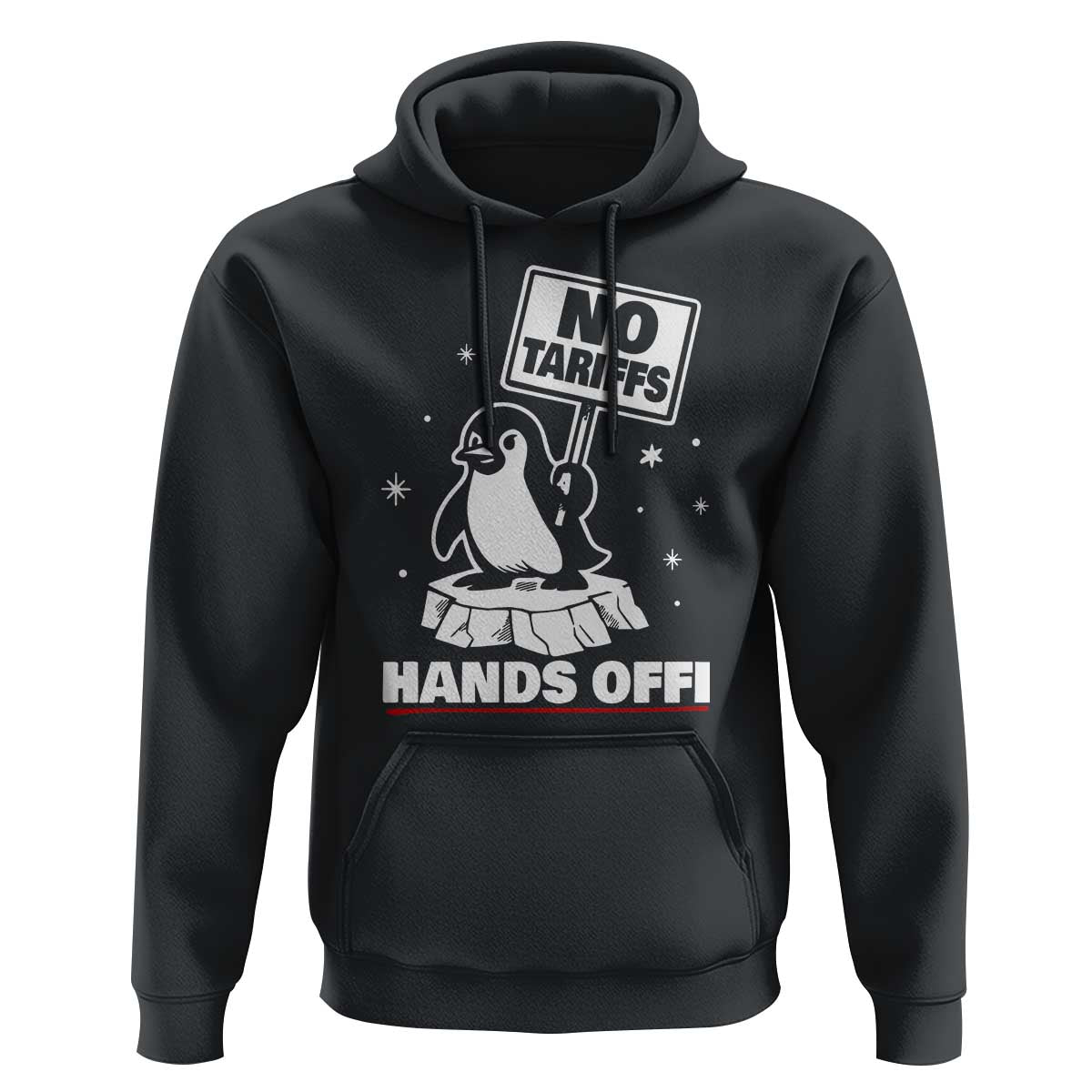 Funny Resist Penguins Hoodie Tariffs on Penguins? Really
