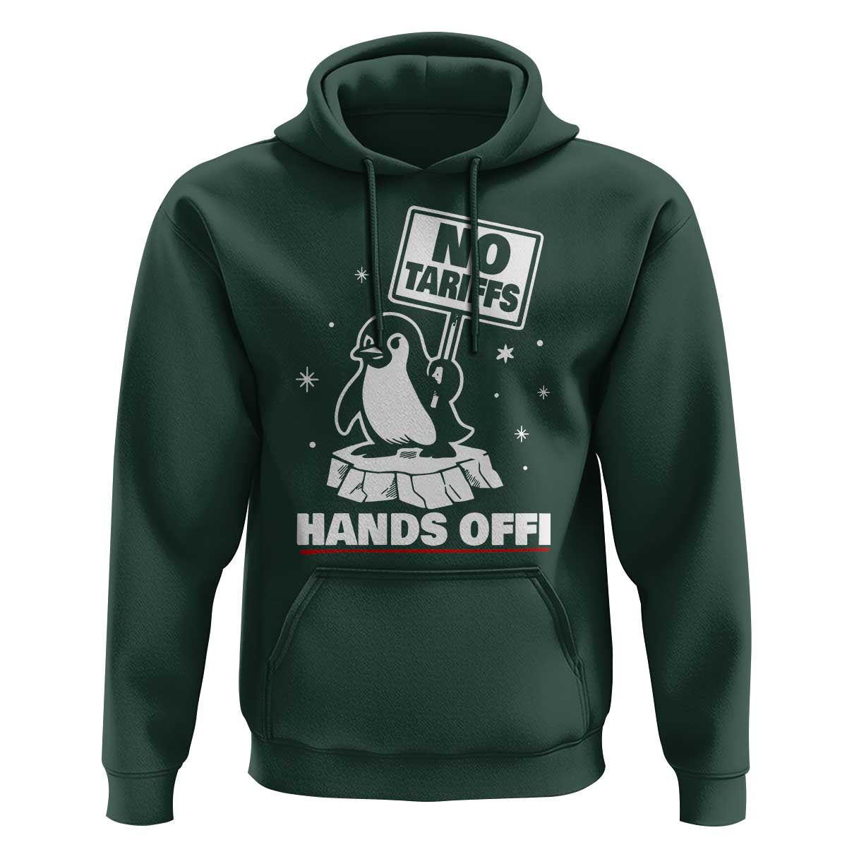 Funny Resist Penguins Hoodie Tariffs on Penguins? Really