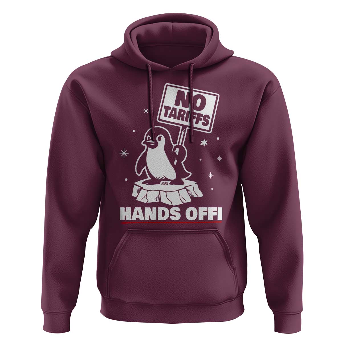 Funny Resist Penguins Hoodie Tariffs on Penguins? Really