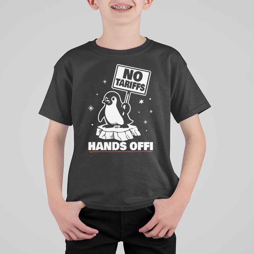 Funny Resist Penguins T Shirt For Kid Tariffs on Penguins? Really