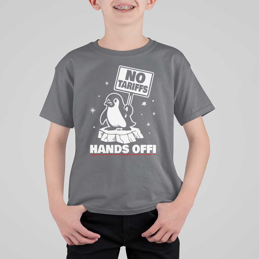 Funny Resist Penguins T Shirt For Kid Tariffs on Penguins? Really