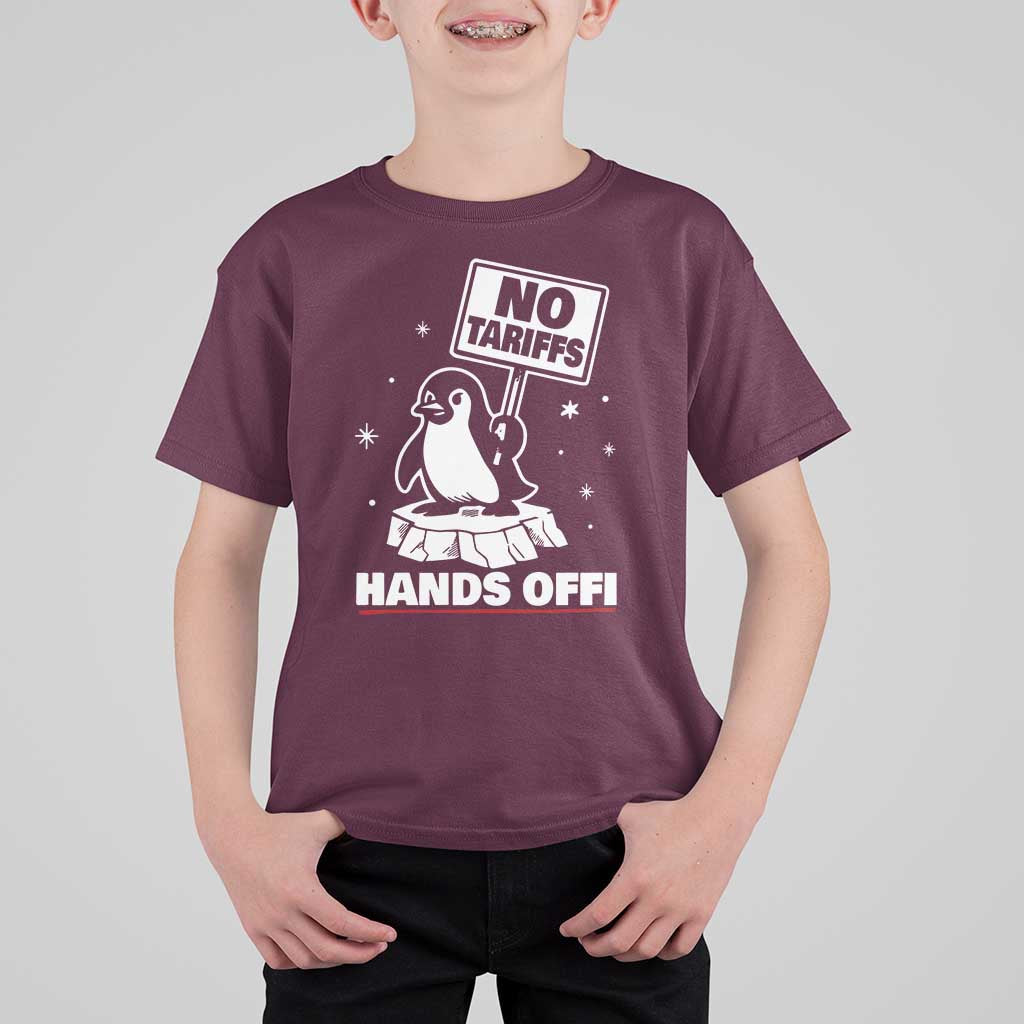 Funny Resist Penguins T Shirt For Kid Tariffs on Penguins? Really