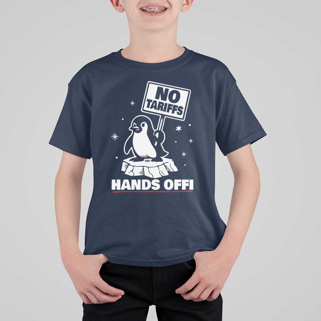 Funny Resist Penguins T Shirt For Kid Tariffs on Penguins? Really