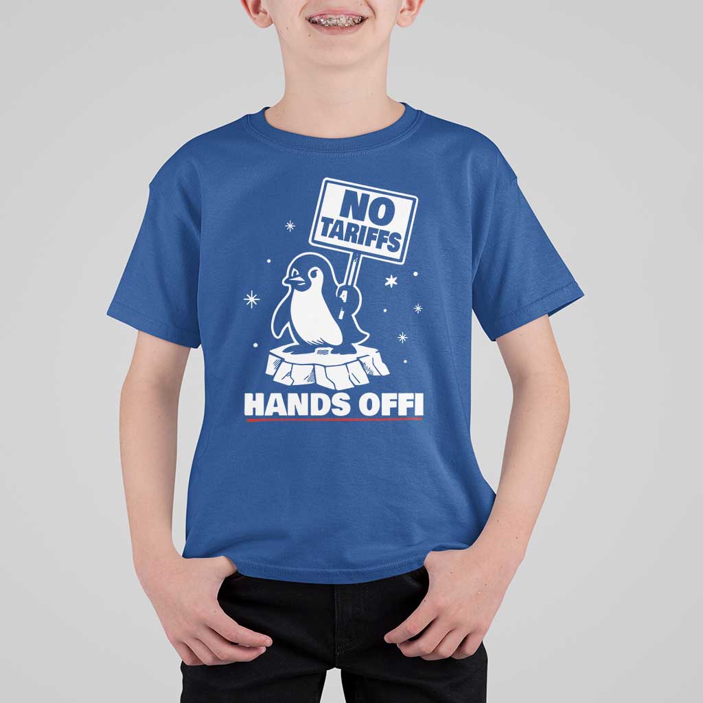Funny Resist Penguins T Shirt For Kid Tariffs on Penguins? Really