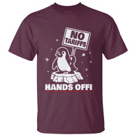 Funny Resist Penguins T Shirt Tariffs on Penguins? Really