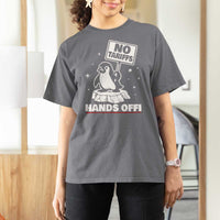 Funny Resist Penguins T Shirt For Women Tariffs on Penguins? Really