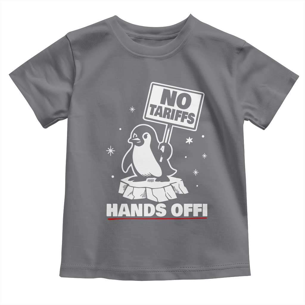 Funny Resist Penguins Toddler T Shirt Tariffs on Penguins? Really