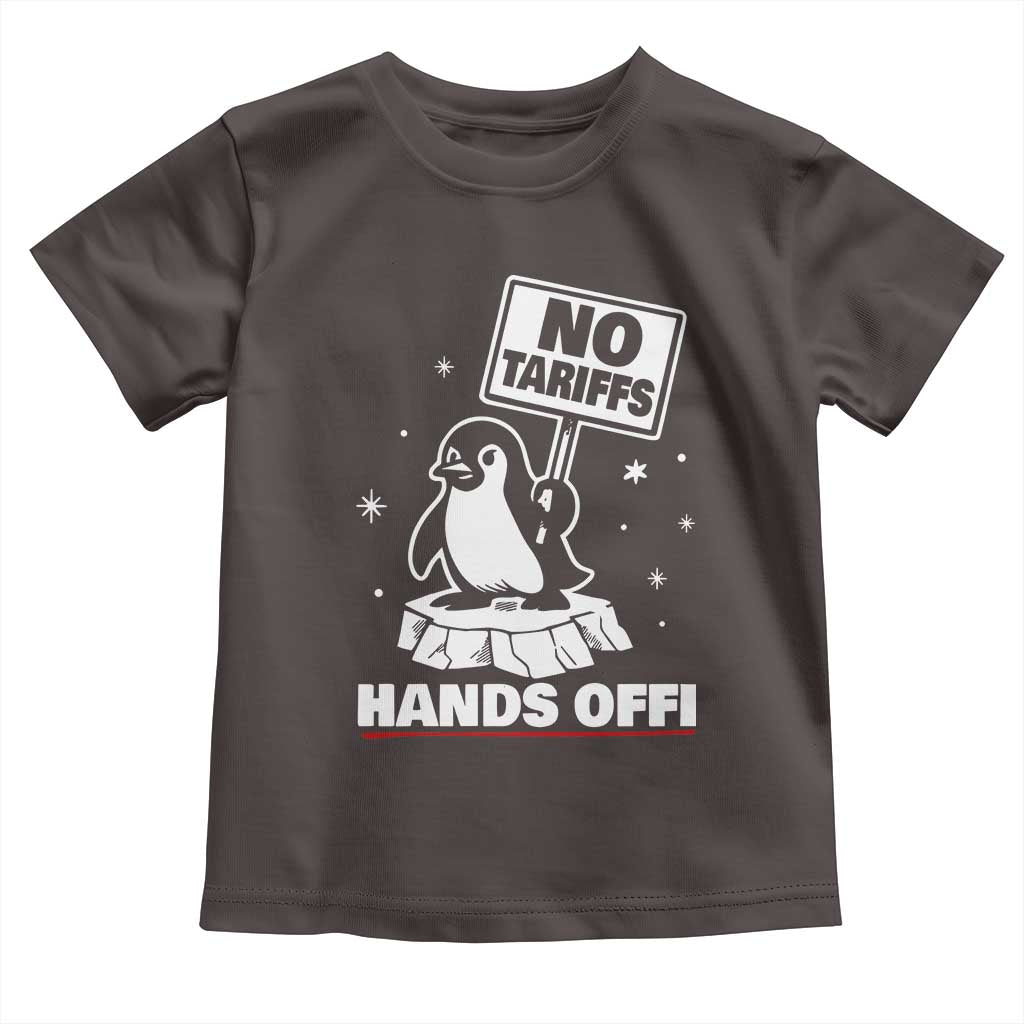 Funny Resist Penguins Toddler T Shirt Tariffs on Penguins? Really