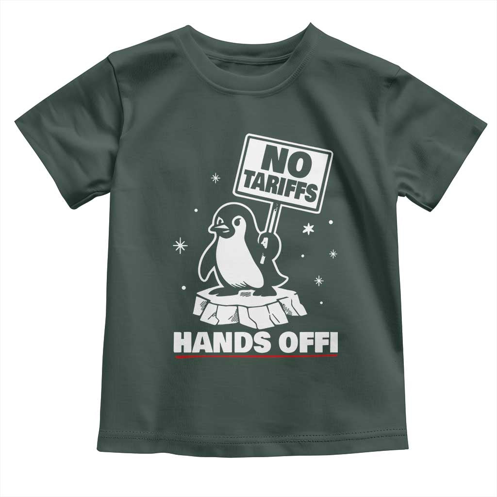 Funny Resist Penguins Toddler T Shirt Tariffs on Penguins? Really