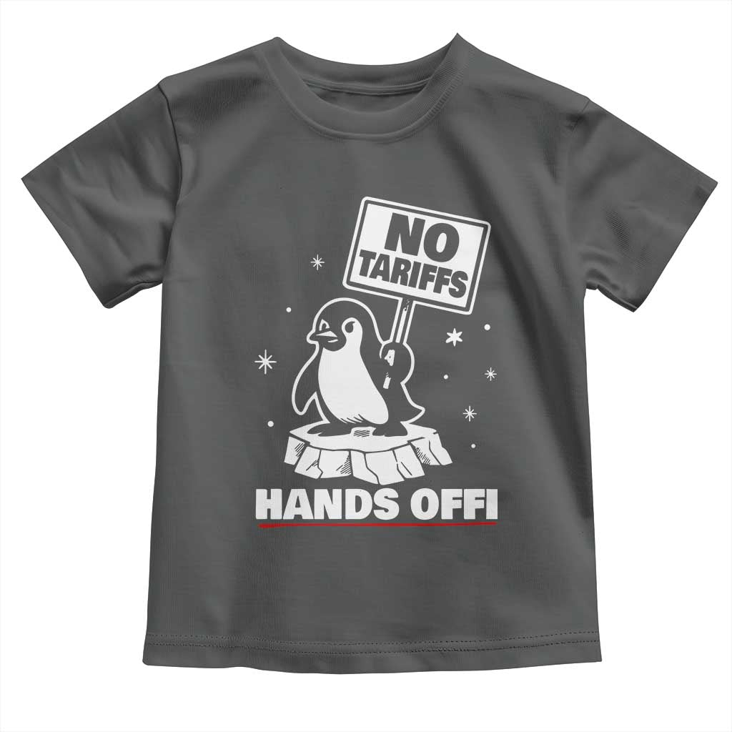 Funny Resist Penguins Toddler T Shirt Tariffs on Penguins? Really