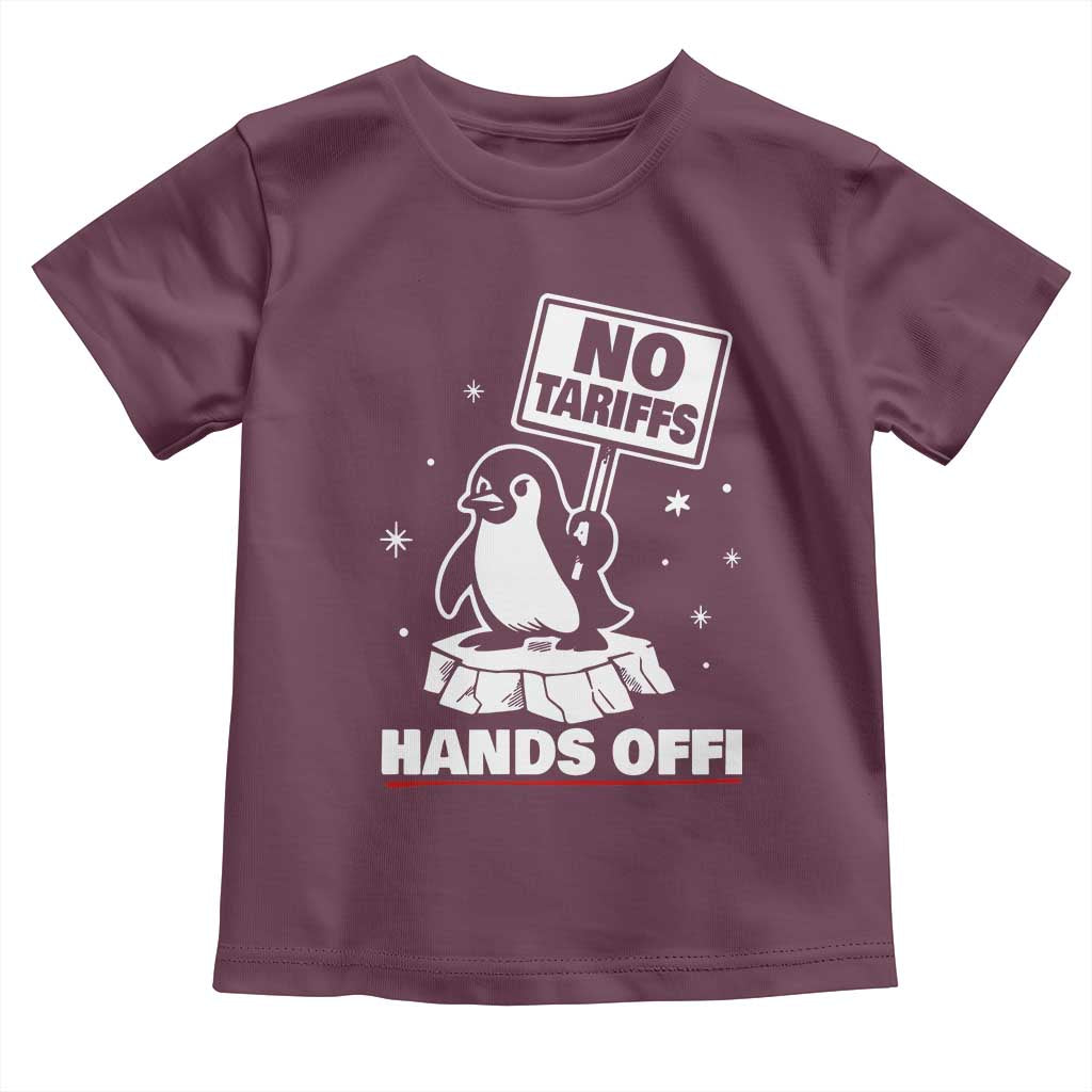 Funny Resist Penguins Toddler T Shirt Tariffs on Penguins? Really