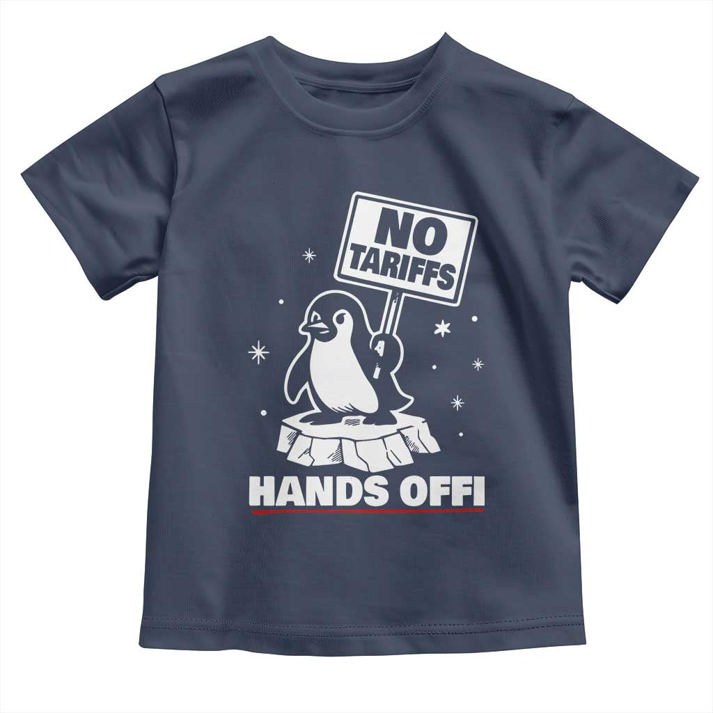 Funny Resist Penguins Toddler T Shirt Tariffs on Penguins? Really