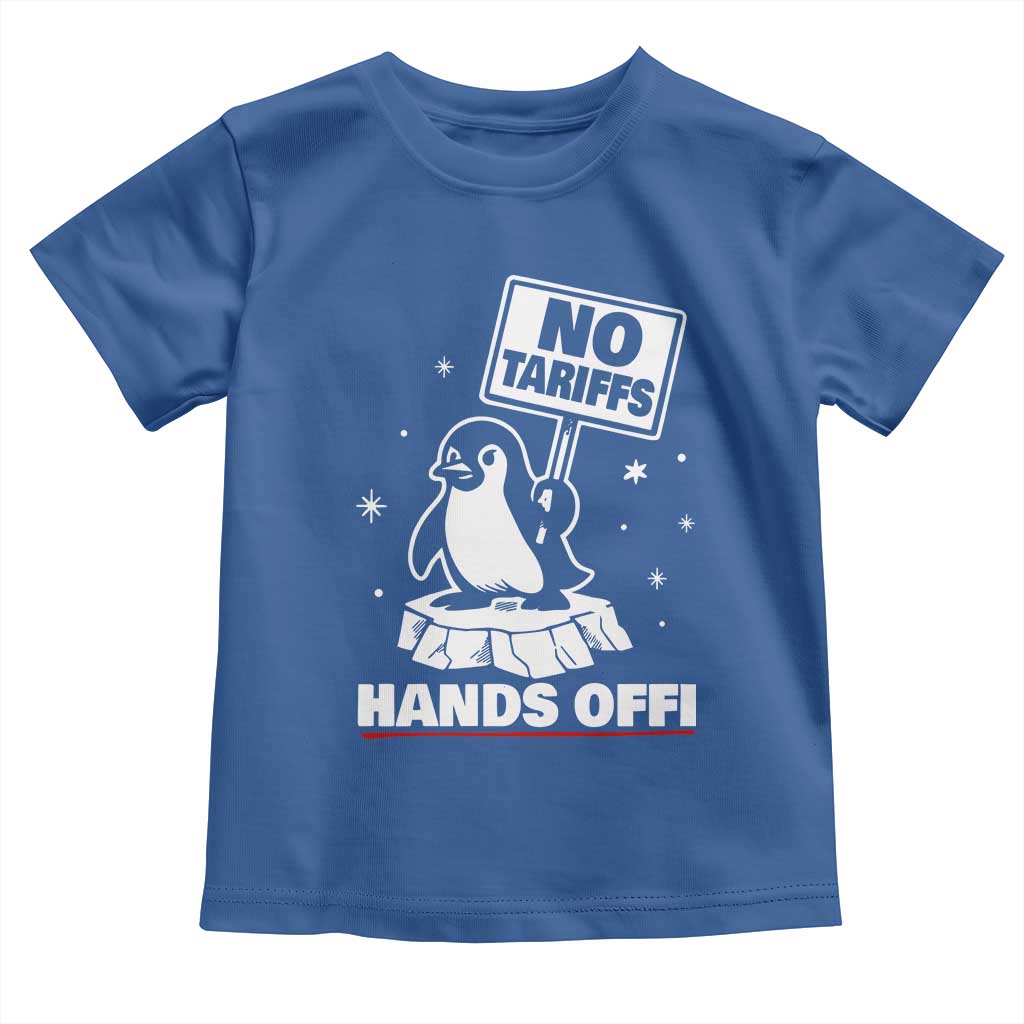 Funny Resist Penguins Toddler T Shirt Tariffs on Penguins? Really