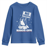 Funny Resist Penguins Youth Sweatshirt Tariffs on Penguins? Really