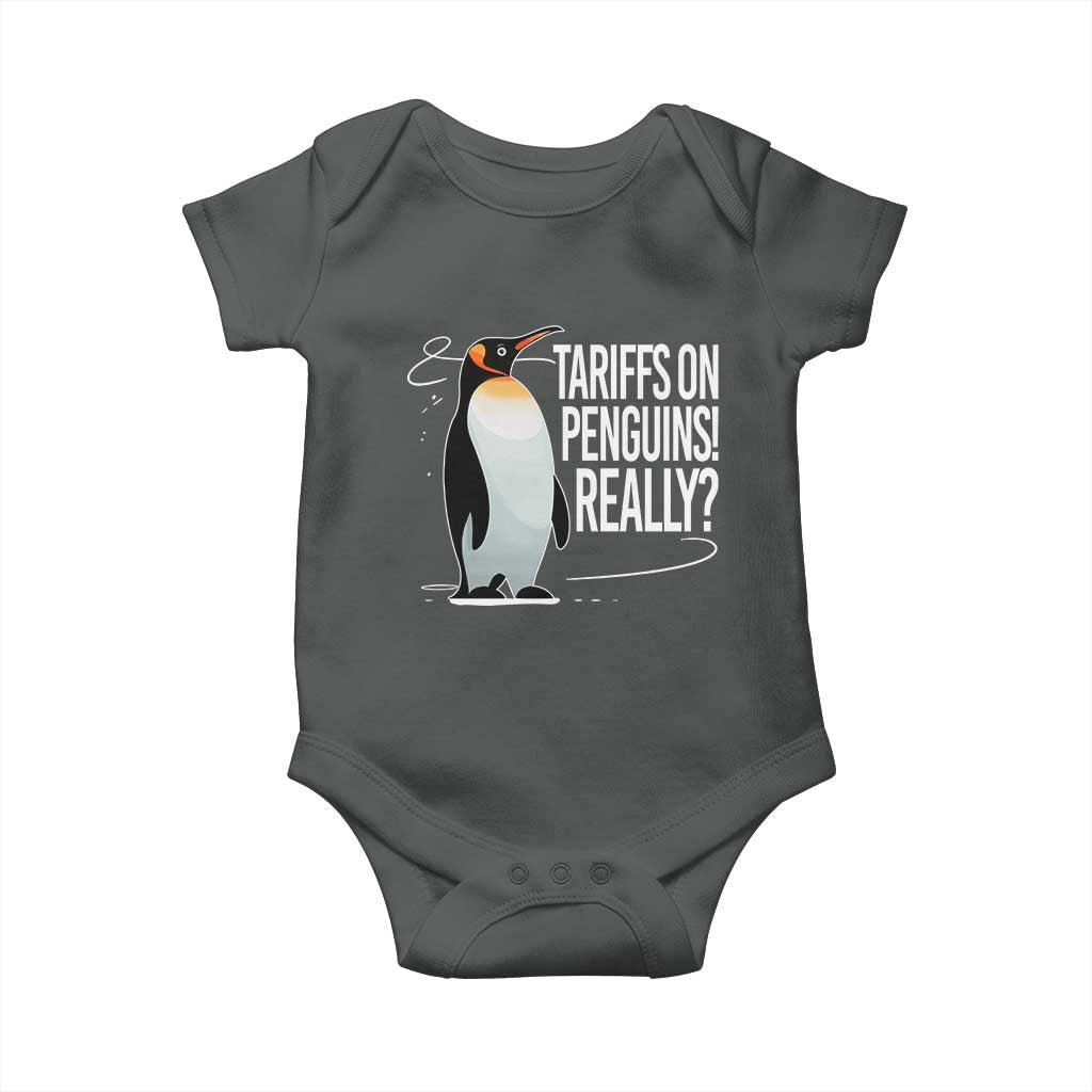 Hands Off Protest Baby Onesie Stand With Penguins Resist Against Tariffs