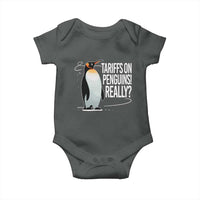 Hands Off Protest Baby Onesie Stand With Penguins Resist Against Tariffs