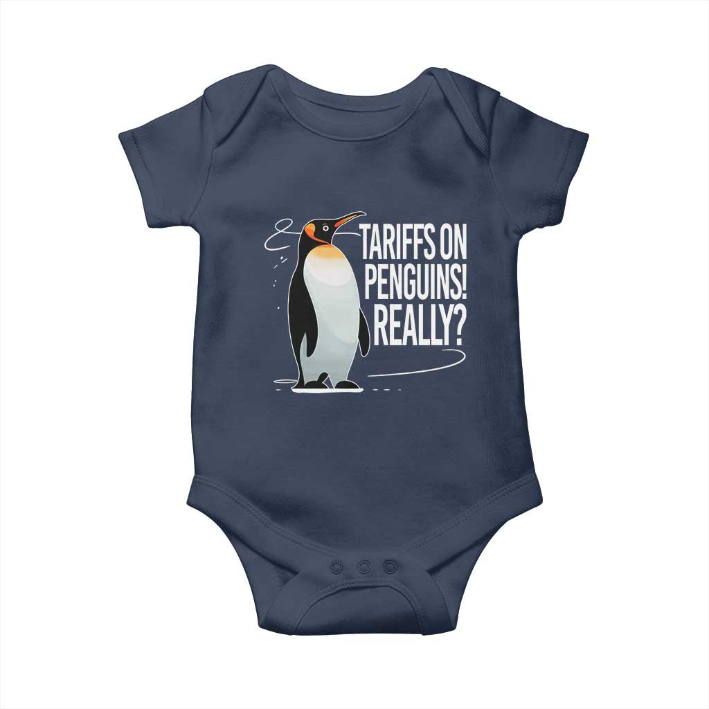 Hands Off Protest Baby Onesie Stand With Penguins Resist Against Tariffs