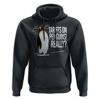 Hands Off Protest Hoodie Stand With Penguins Resist Against Tariffs