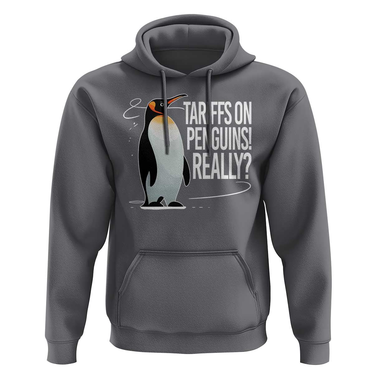 Hands Off Protest Hoodie Stand With Penguins Resist Against Tariffs