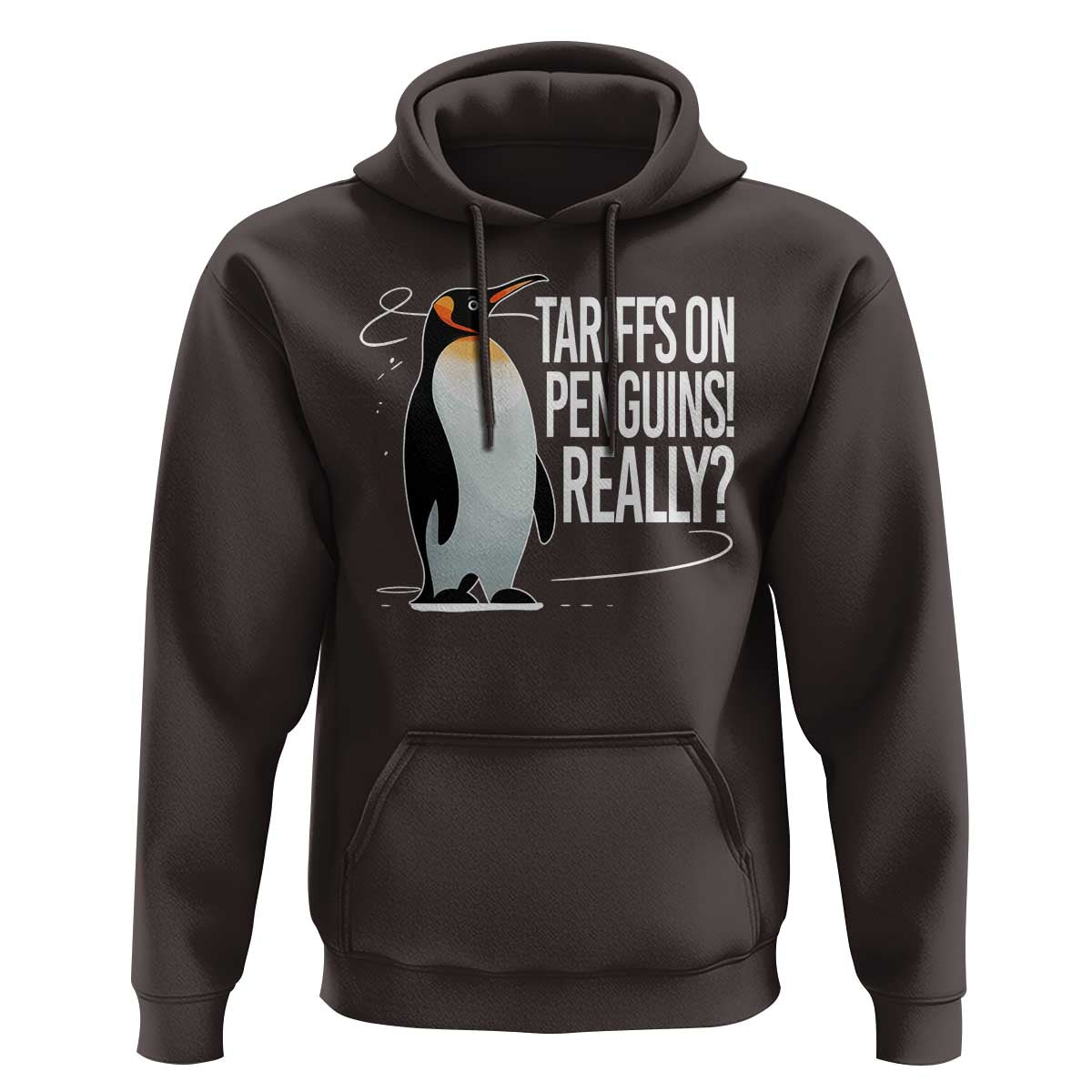 Hands Off Protest Hoodie Stand With Penguins Resist Against Tariffs