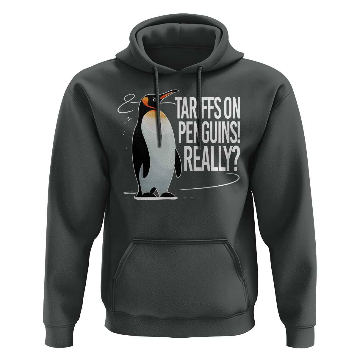 Hands Off Protest Hoodie Stand With Penguins Resist Against Tariffs