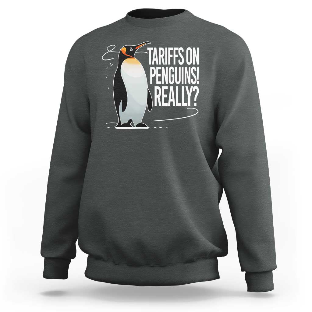 Hands Off Protest Sweatshirt Stand With Penguins Resist Against Tariffs