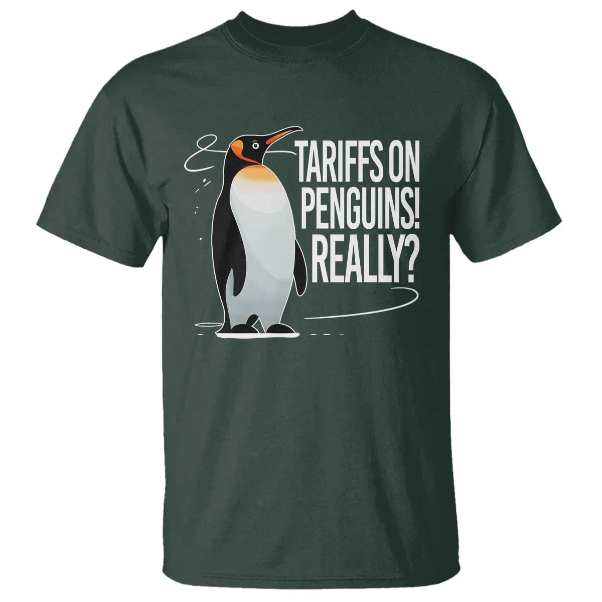 Hands Off Protest T Shirt Stand With Penguins Resist Against Tariffs