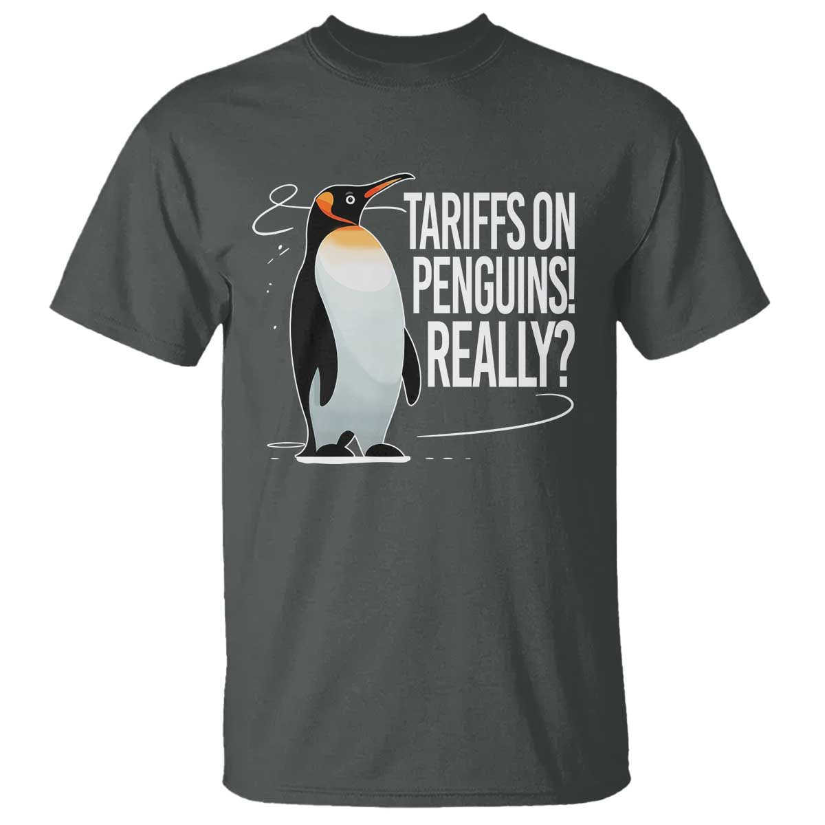 Hands Off Protest T Shirt Stand With Penguins Resist Against Tariffs