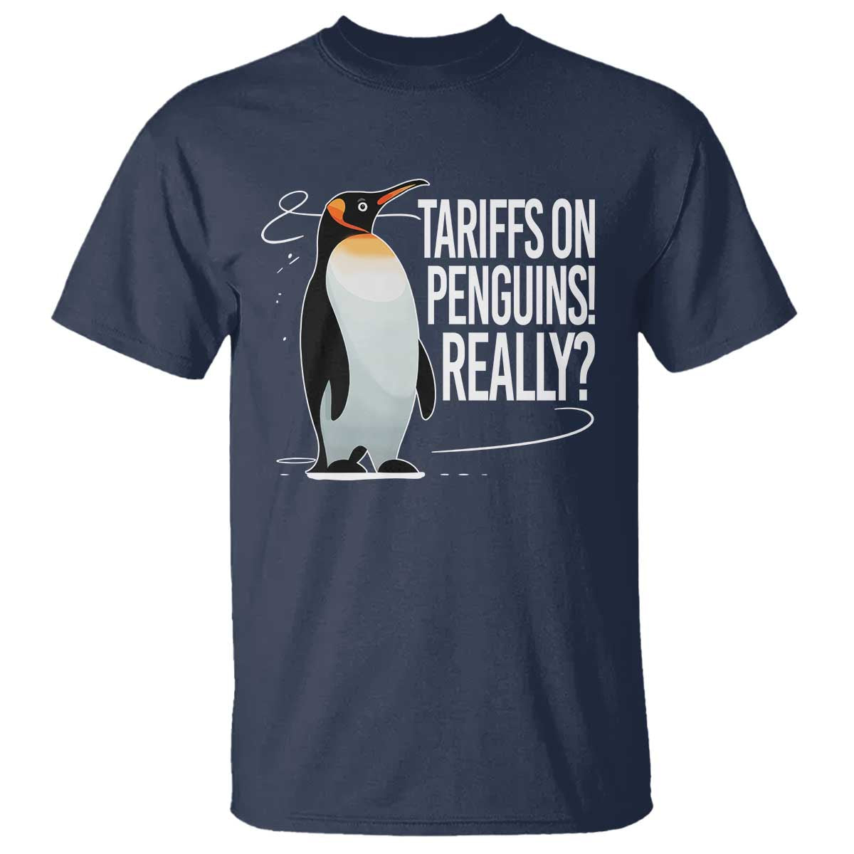 Hands Off Protest T Shirt Stand With Penguins Resist Against Tariffs
