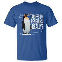 Hands Off Protest T Shirt Stand With Penguins Resist Against Tariffs